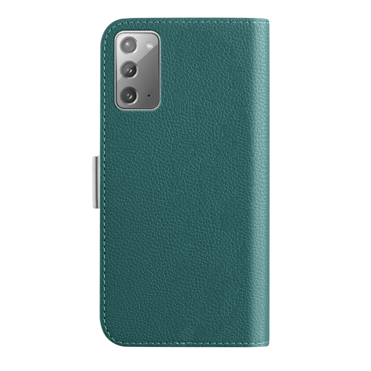 For Samsung Galaxy Note20 Candy Color Litchi Texture Leather Phone Case