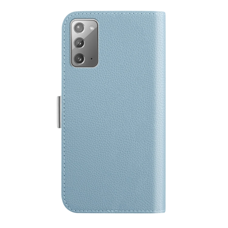 For Samsung Galaxy Note20 Candy Color Litchi Texture Leather Phone Case