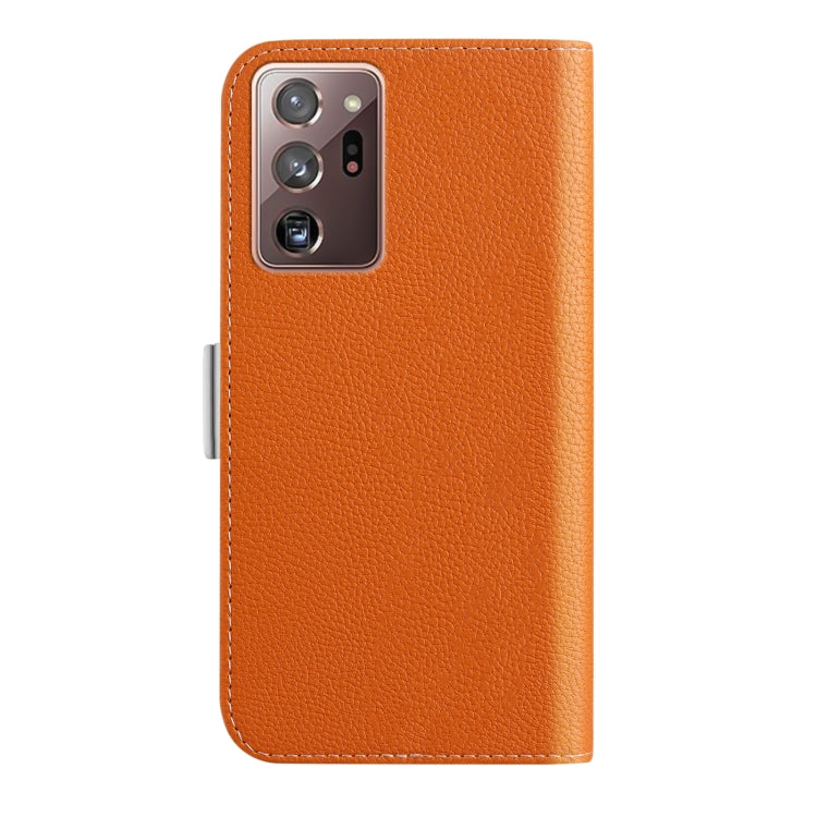 For Samsung Galaxy Note20 Ultra Candy Color Litchi Texture Leather Phone Case
