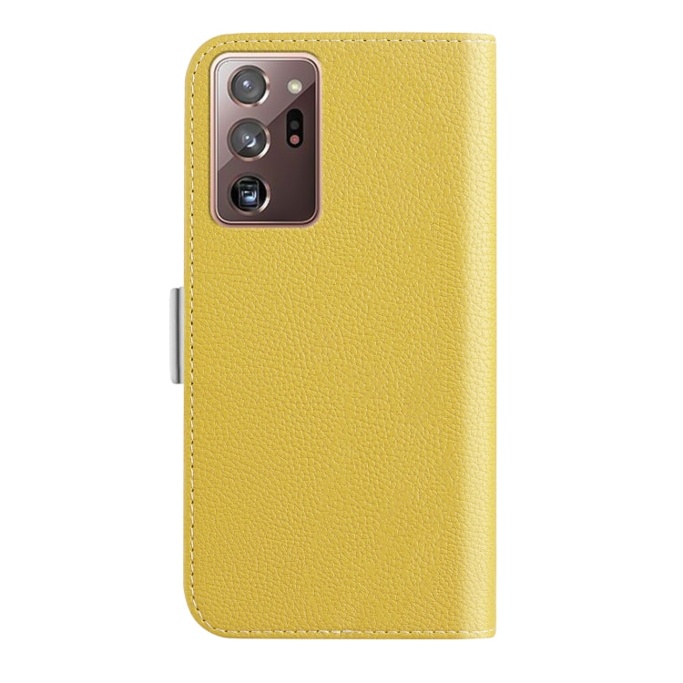 For Samsung Galaxy Note20 Ultra Candy Color Litchi Texture Leather Phone Case