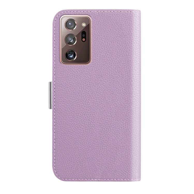 For Samsung Galaxy Note20 Ultra Candy Color Litchi Texture Leather Phone Case