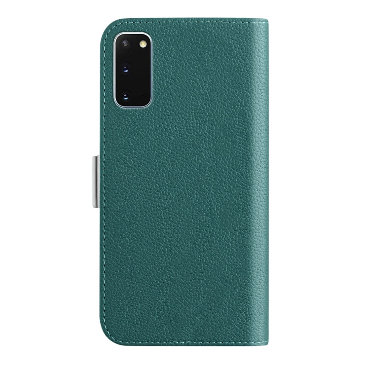 For Samsung Galaxy S20 Candy Color Litchi Texture Leather Phone Case