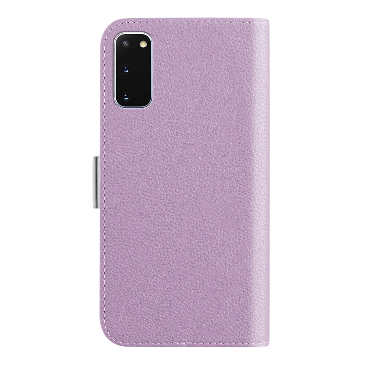 For Samsung Galaxy S20 Candy Color Litchi Texture Leather Phone Case