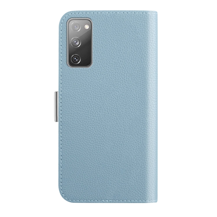 For Samsung Galaxy S20 FE Candy Color Litchi Texture Leather Phone Case