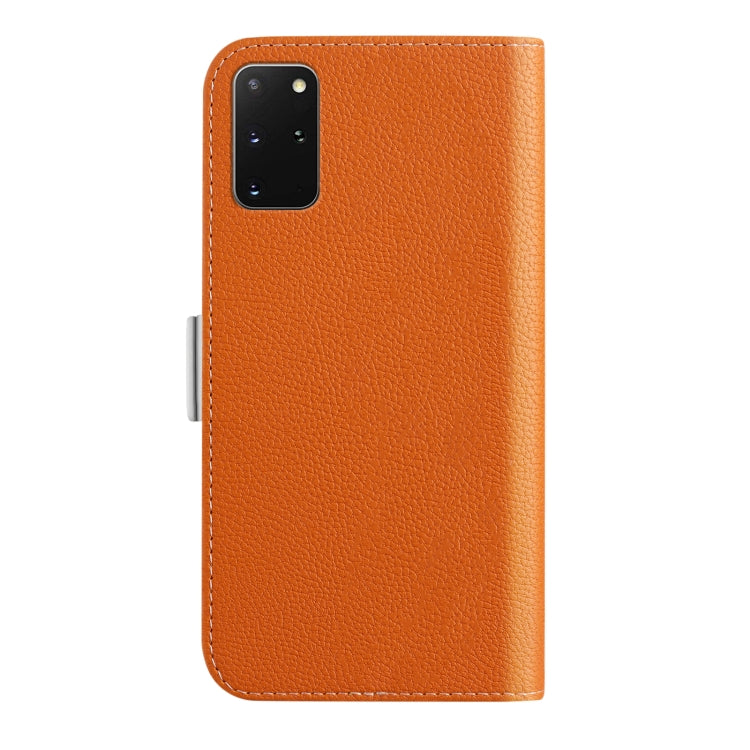 For Samsung Galaxy S20+ Candy Color Litchi Texture Leather Phone Case