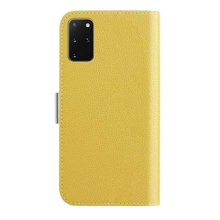 For Samsung Galaxy S20+ Candy Color Litchi Texture Leather Phone Case