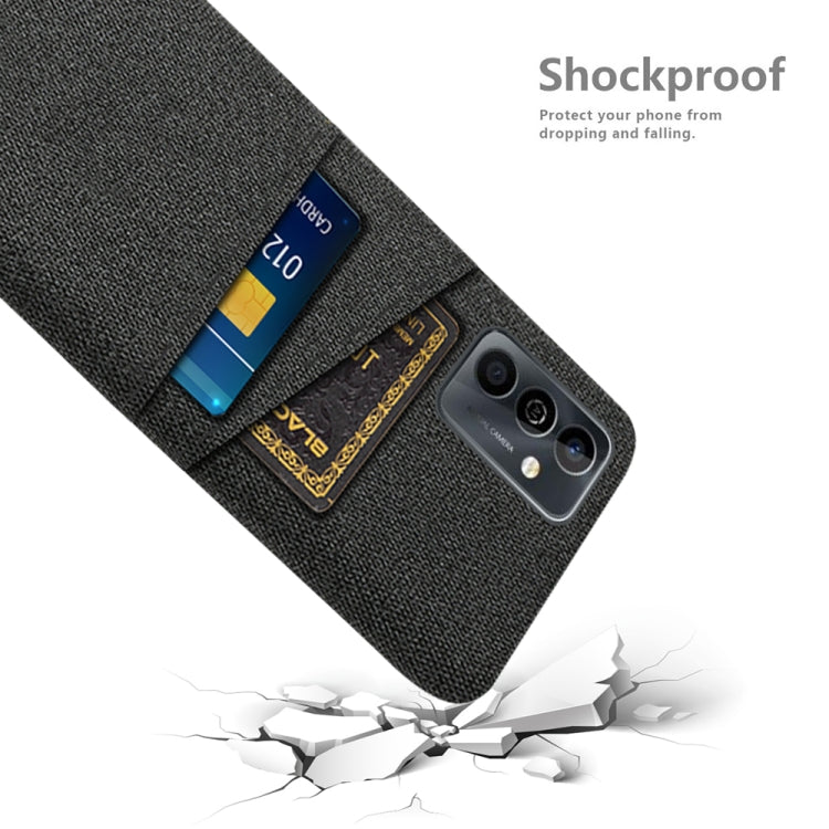 For Huawei Maimang 11 Cloth Coated Hard Plastic Card Slots Phone Case