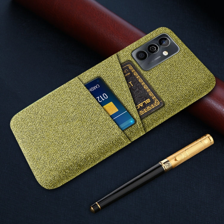 For Huawei Maimang 11 Cloth Coated Hard Plastic Card Slots Phone Case