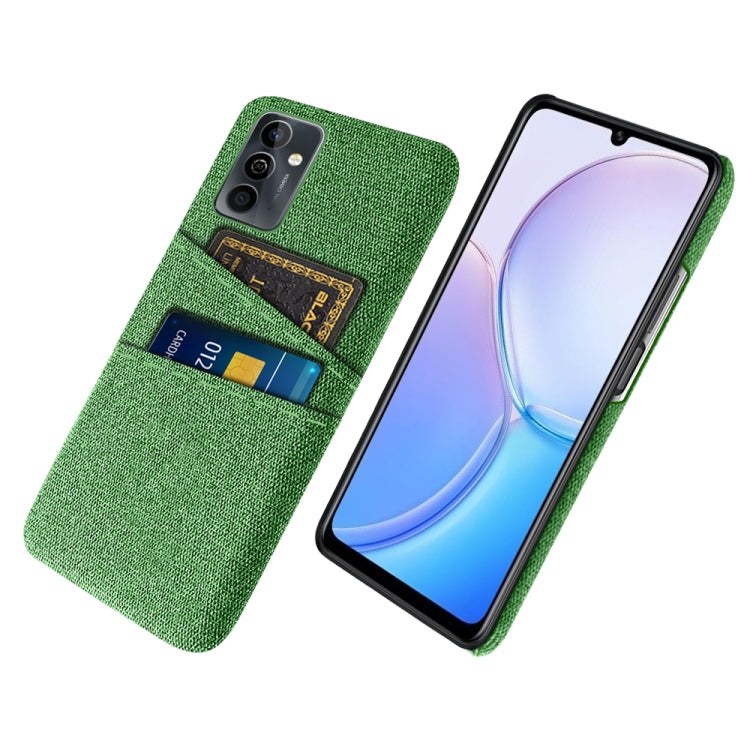For Huawei Maimang 11 Cloth Coated Hard Plastic Card Slots Phone Case