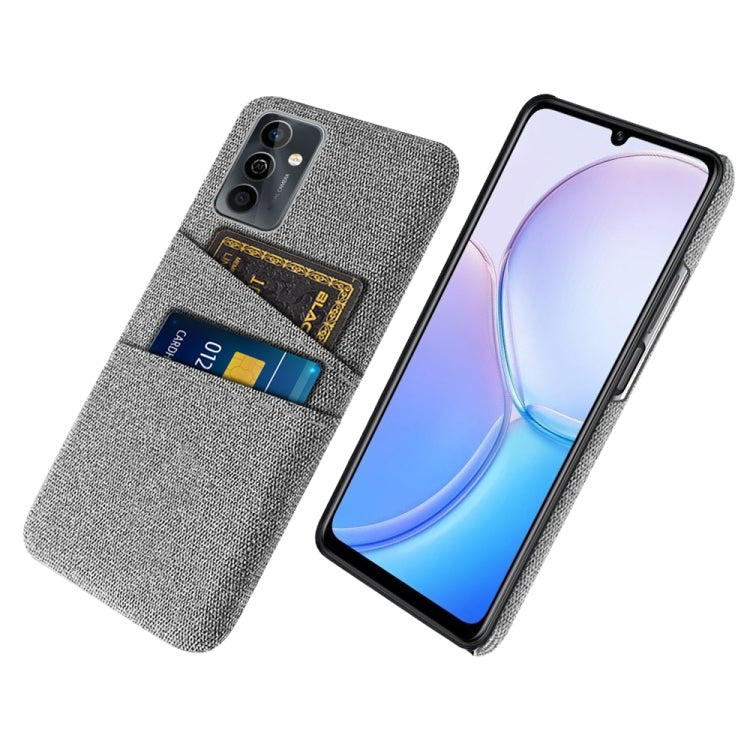 For Huawei Maimang 11 Cloth Coated Hard Plastic Card Slots Phone Case