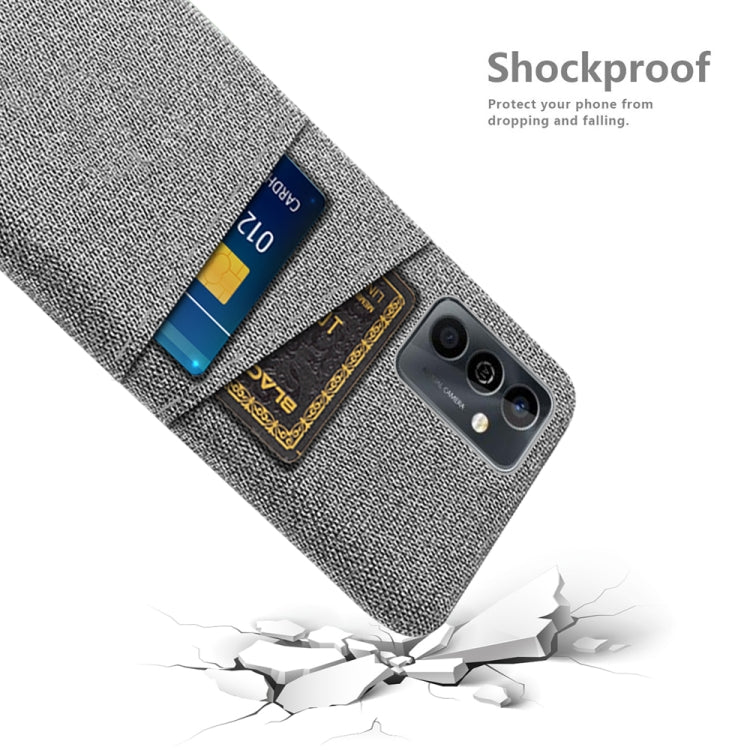 For Huawei Maimang 11 Cloth Coated Hard Plastic Card Slots Phone Case