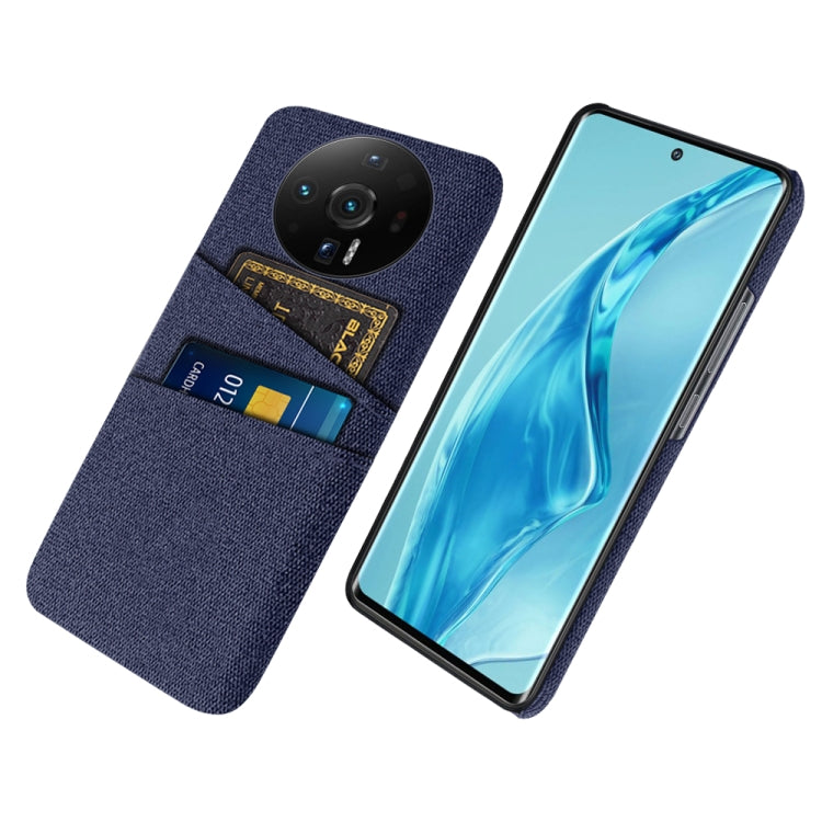 For Xiaomi 12S Ultra Cloth Coated Hard Plastic Card Slots Phone Case