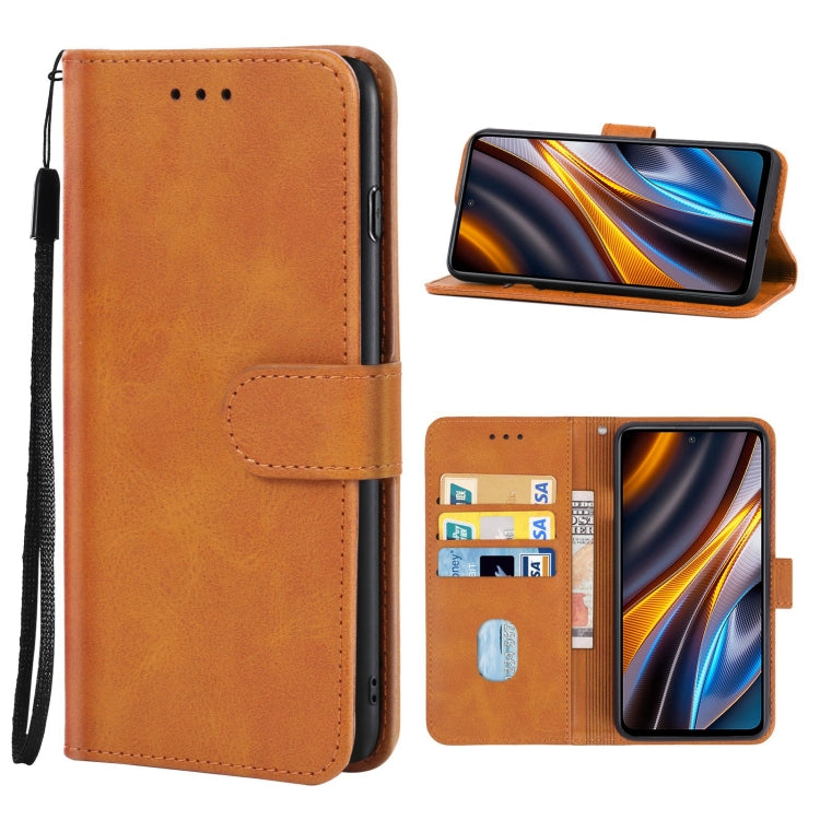 For Xiaomi Poco X4 GT Leather Phone Case