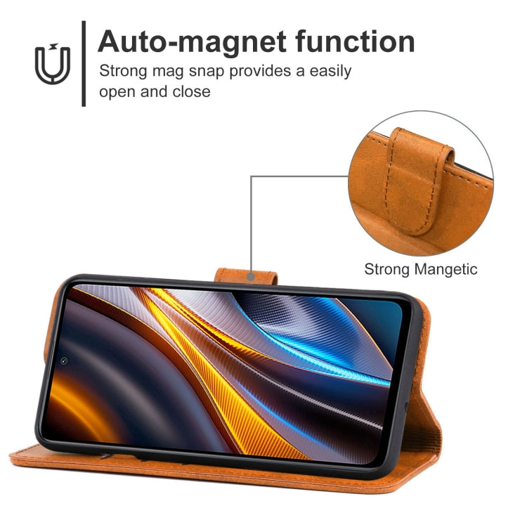 For Xiaomi Poco X4 GT Leather Phone Case