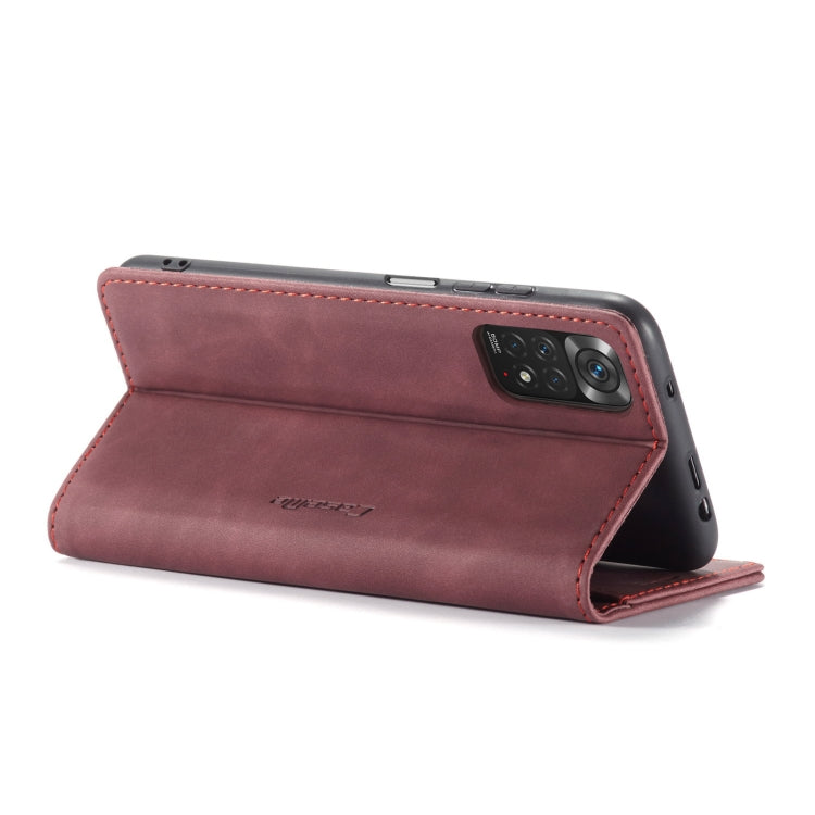 For Xiaomi Redmi Note 11 4G/Note 11S Global CaseMe 013 Multifunctional Horizontal Flip Leather Phone Case