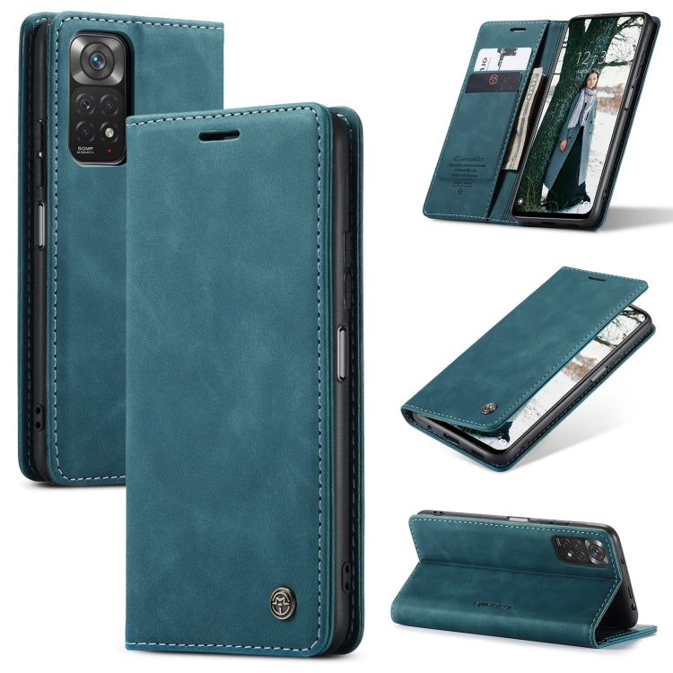 For Xiaomi Redmi Note 11 4G/Note 11S Global CaseMe 013 Multifunctional Horizontal Flip Leather Phone Case