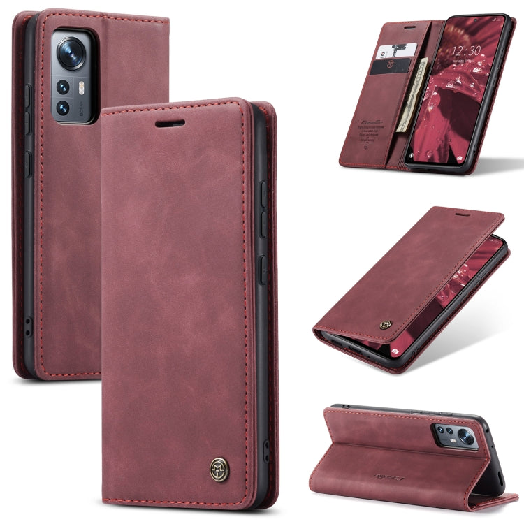 For Xiaomi 12/12X CaseMe 013 Multifunctional Horizontal Flip Leather Phone Case
