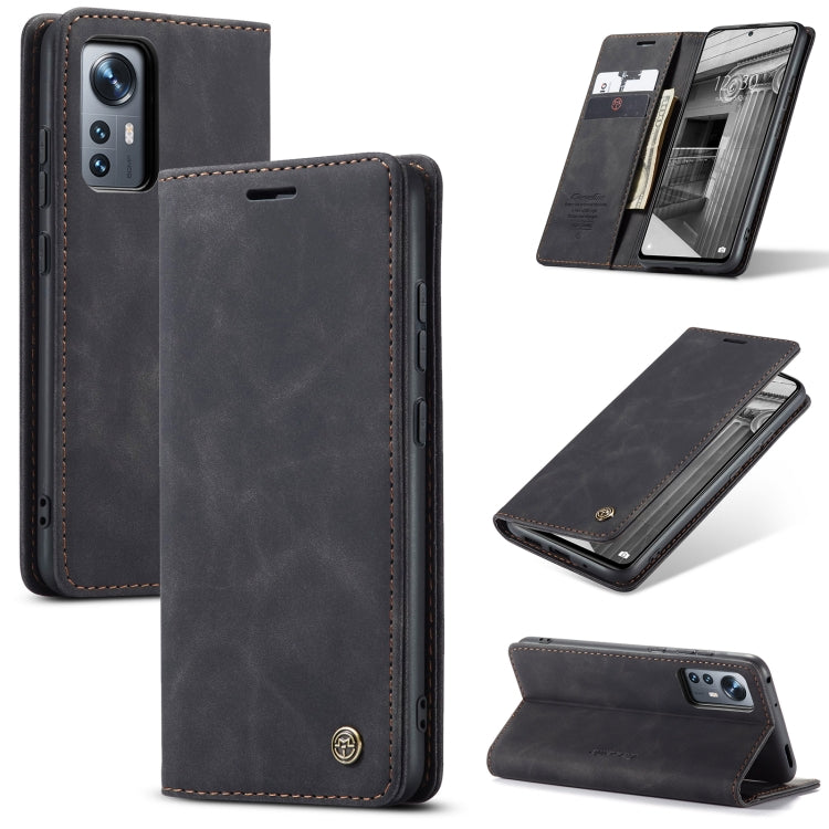 For Xiaomi 12/12X CaseMe 013 Multifunctional Horizontal Flip Leather Phone Case