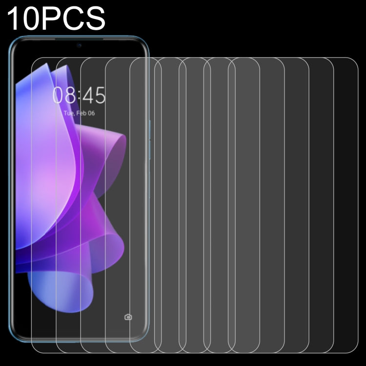 10 PCS 0.26mm 9H 2.5D Tempered Glass Film For Tecno Spark 9T