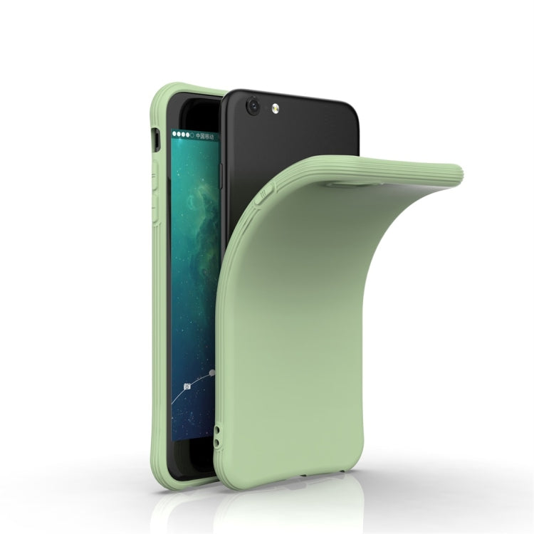 For iPhone 6 Plus Solid Color TPU Slim Shockproof Protective Case