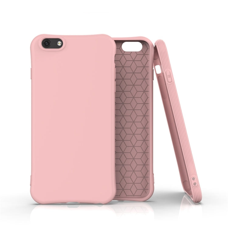For iPhone 6 Plus Solid Color TPU Slim Shockproof Protective Case