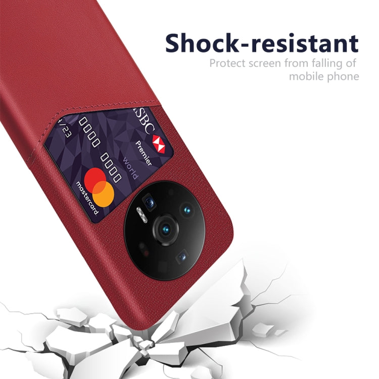 For Xiaomi 12S Ultra Cloth Texture Card Slot PC Leather Phone Case