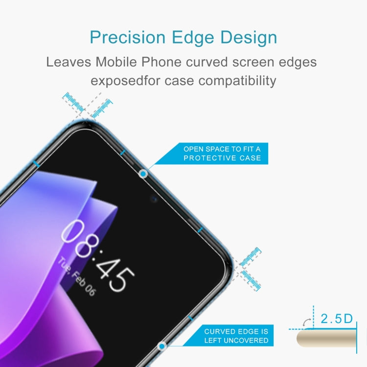 50 PCS 0.26mm 9H 2.5D Tempered Glass Film For Tecno Spark 9T