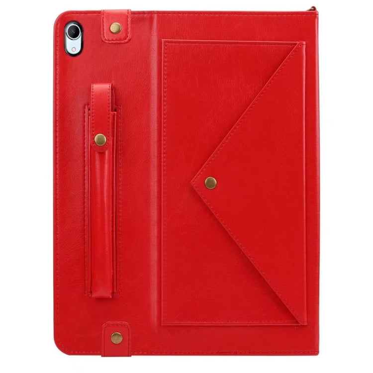 For iPad mini 6 Envelope Solid Color Leather Tablet Case