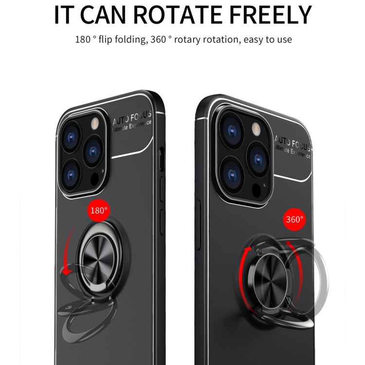 Metal Ring Holder TPU Phone Case For iPhone 14 Pro Max