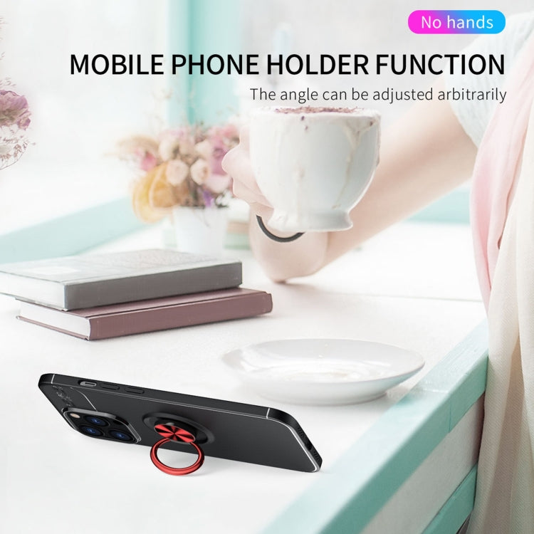 Metal Ring Holder TPU Phone Case For iPhone 14 Pro