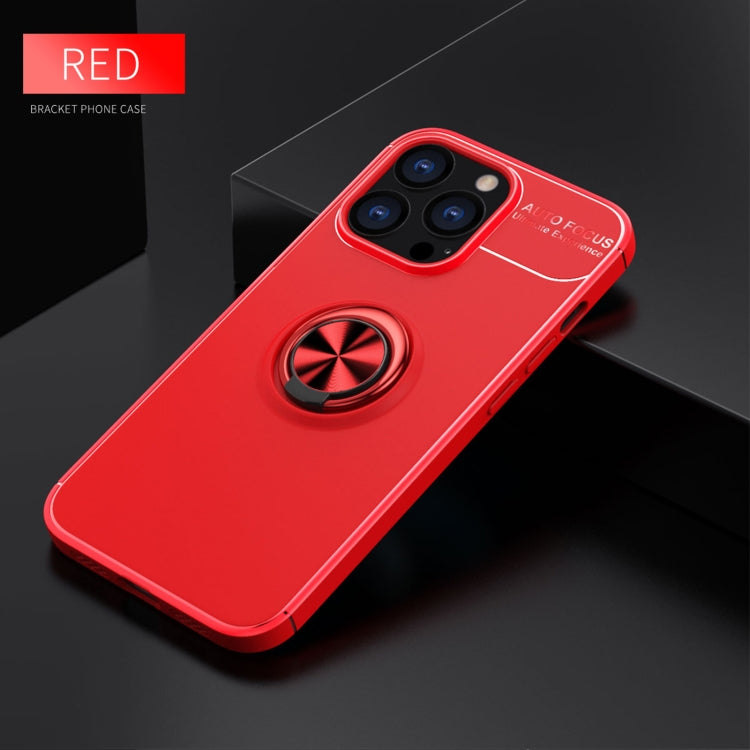 Metal Ring Holder TPU Phone Case For iPhone 14 Pro