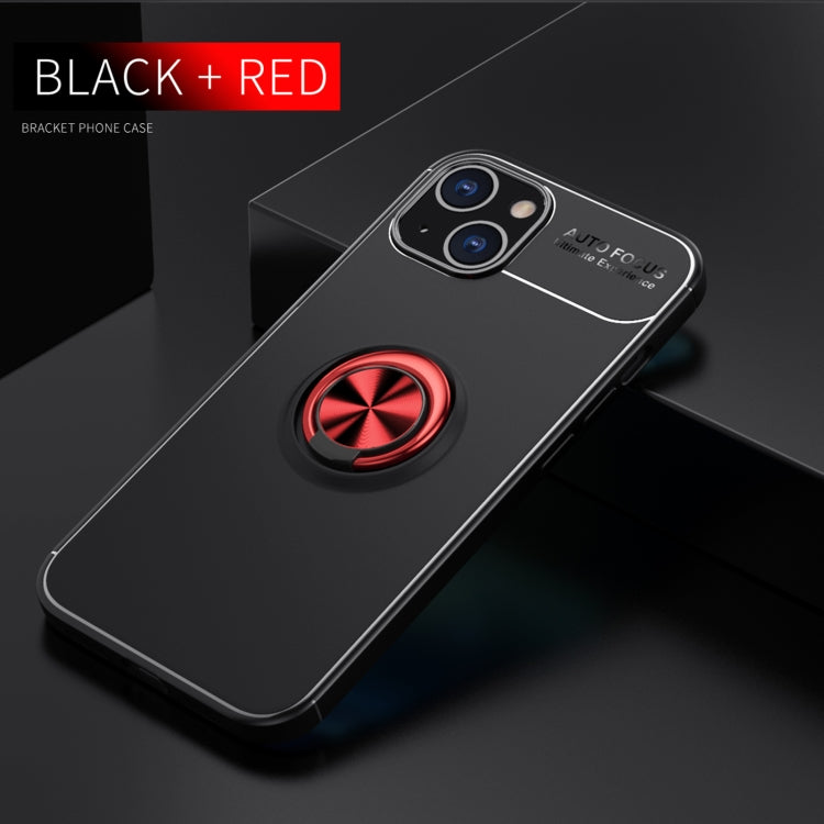 For iPhone 14 Metal Ring Holder TPU Phone Case