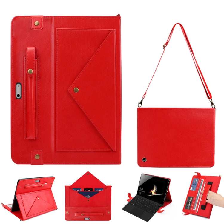 For Microsoft Surface Pro 8 Envelope Solid Color Leather Tablet Case