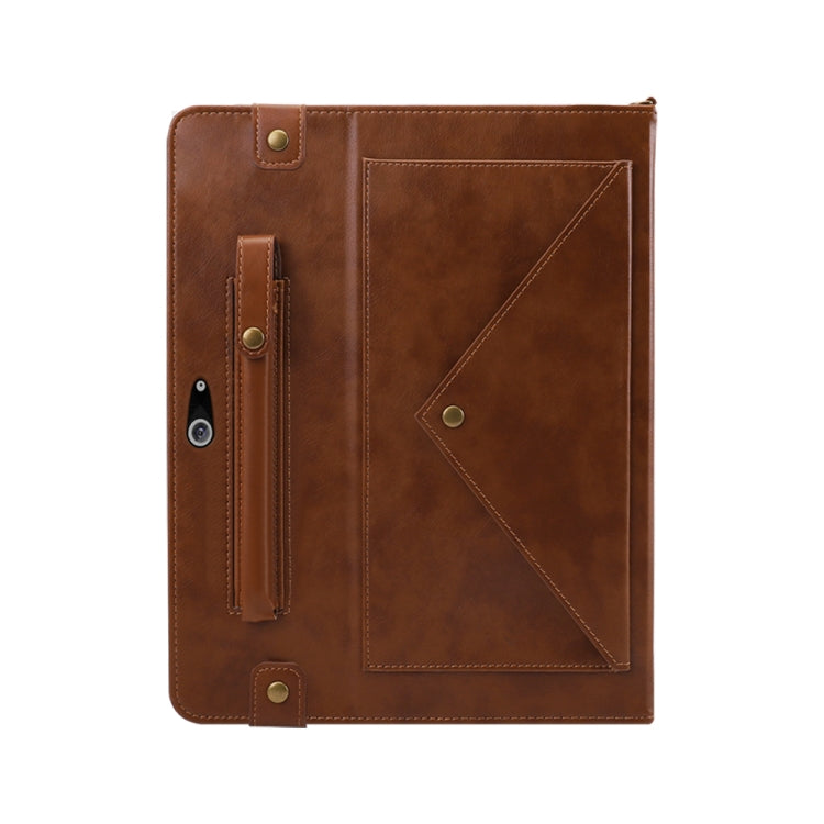 For Microsoft Surface Go 1 / 2 / 3 Envelope Solid Color Leather Tablet Case