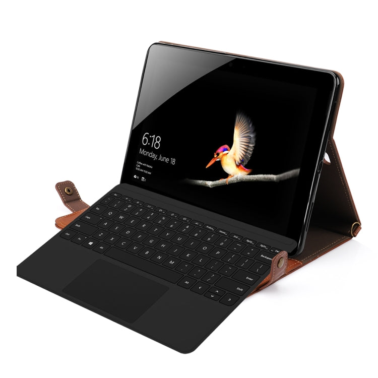 For Microsoft Surface Go 1 / 2 / 3 Envelope Solid Color Leather Tablet Case