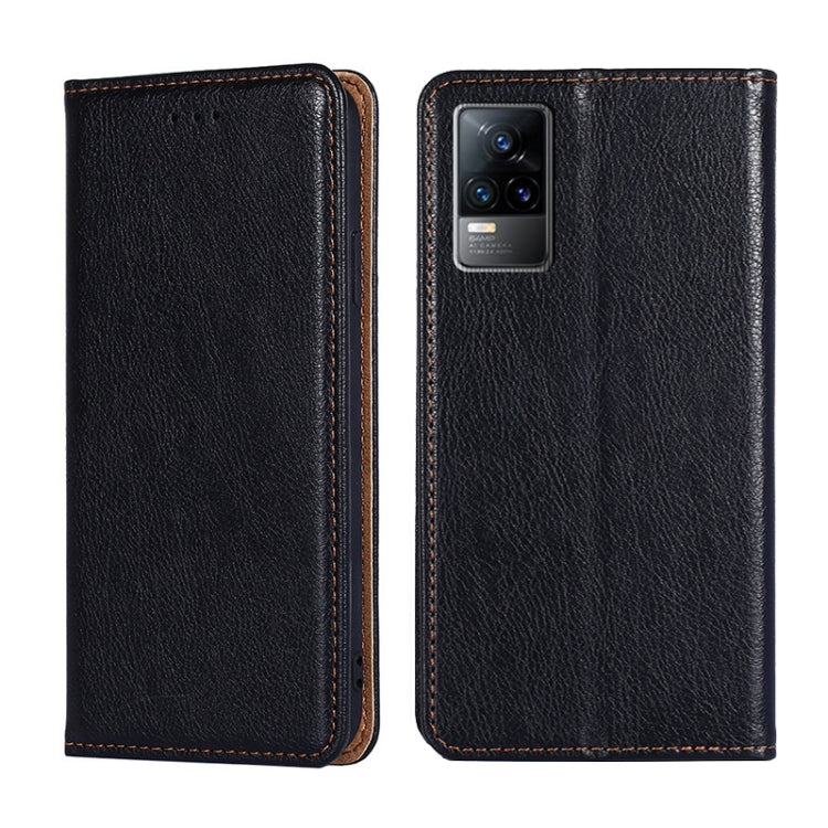 For vivo V21e 4G / Y73 2021 Gloss Oil Solid Color Magnetic Leather Phone Case