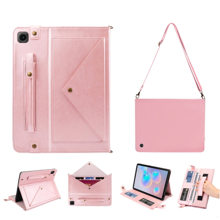For Samsung Galaxy Tab A8 X200/X205C Envelope Solid Color Leather Tablet Case