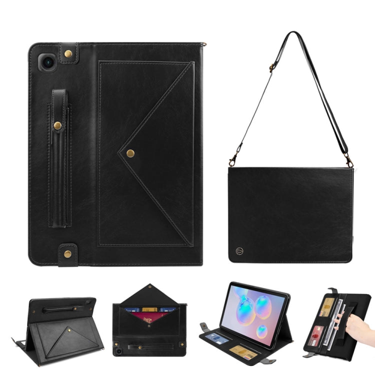 For Samsung Galaxy Tab A8 X200/X205C Envelope Solid Color Leather Tablet Case