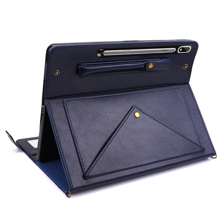 For Samsung Galaxy Tab S7+ T970/T975 Envelope Solid Color Leather Tablet Case