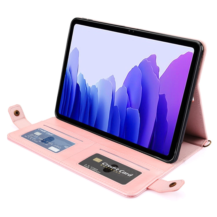 For Samsung Galaxy Tab S7 T870/T875 Envelope Solid Color Leather Tablet Case