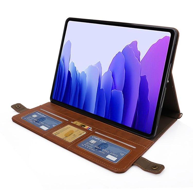 For Samsung Galaxy Tab S8 Ultra Envelope Solid Color Leather Tablet Case