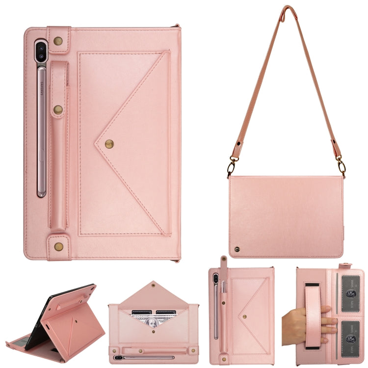 For Samsung Galaxy Tab S6 T860/T865 Envelope Solid Color Leather Tablet Case