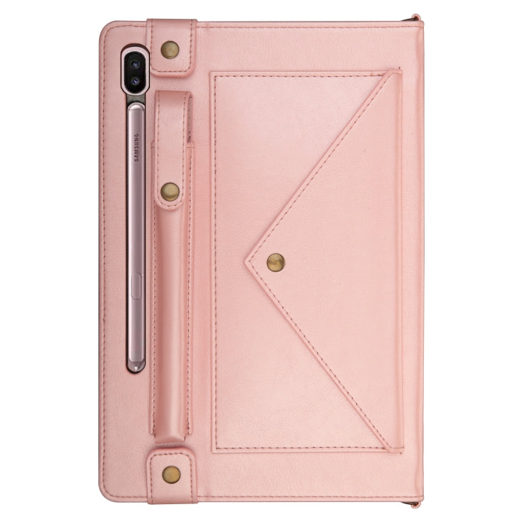 For Samsung Galaxy Tab S6 T860/T865 Envelope Solid Color Leather Tablet Case