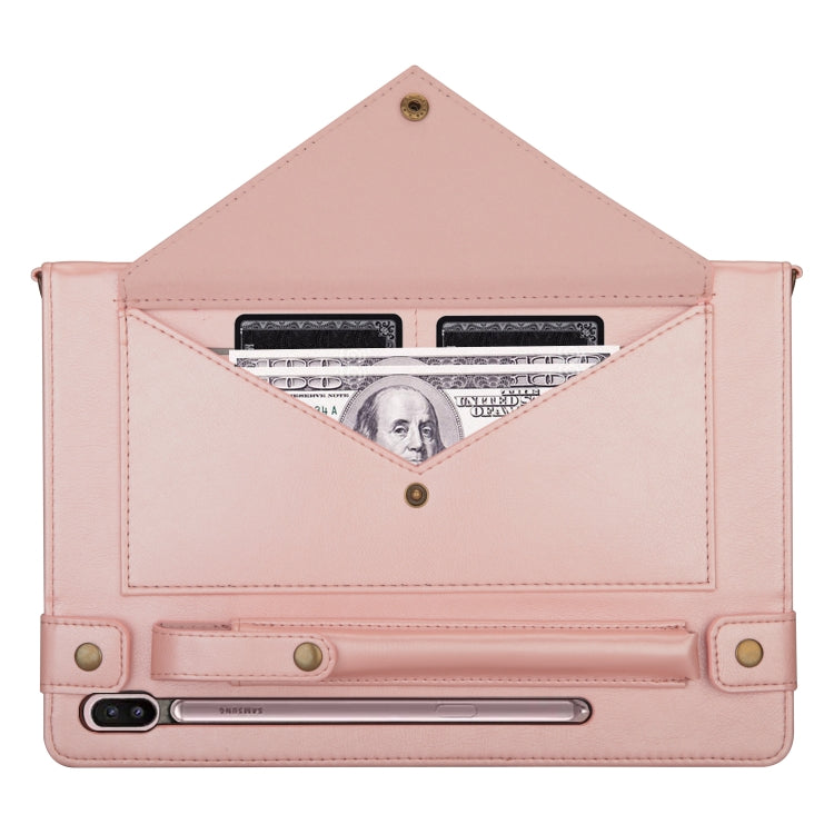 For Samsung Galaxy Tab S6 T860/T865 Envelope Solid Color Leather Tablet Case