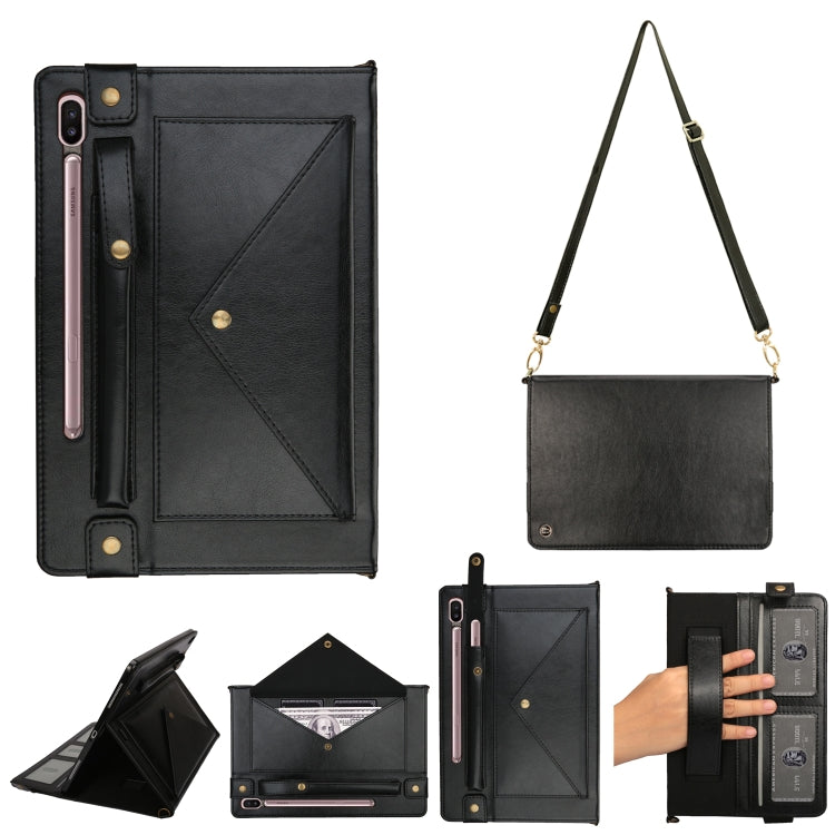 For Samsung Galaxy Tab S6 T860/T865 Envelope Solid Color Leather Tablet Case