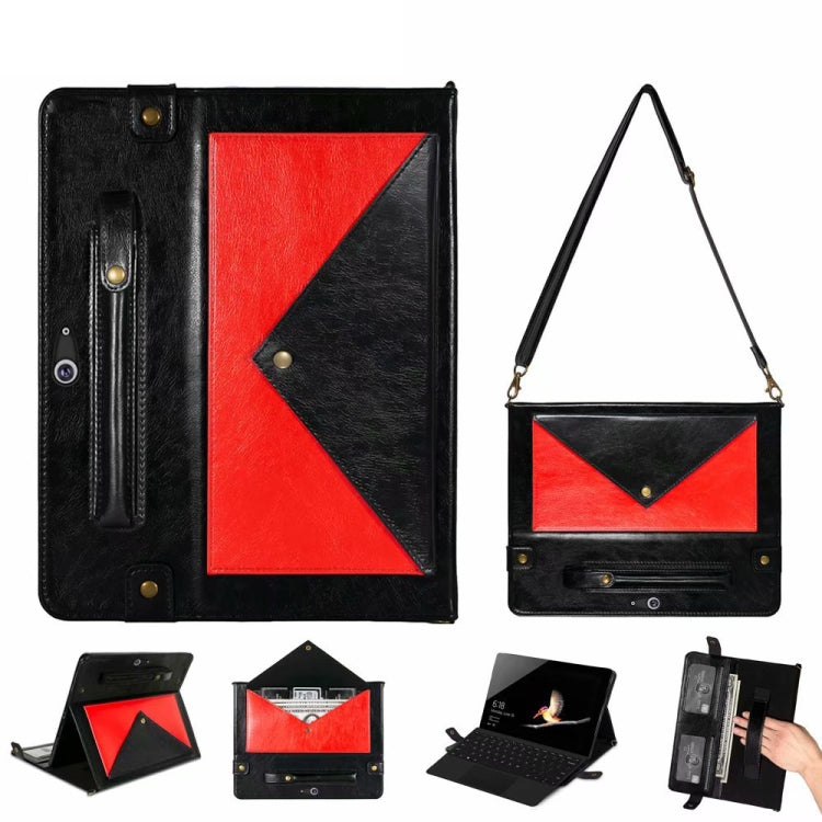 For Microsoft Surface Pro 8 Envelope Color Matching Leather Tablet Case