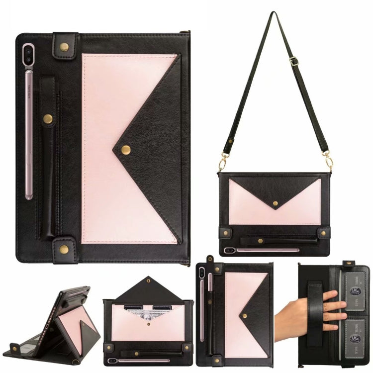 For Samsung Galaxy Tab S6 T860 Envelope Color Matching Leather Tablet Case