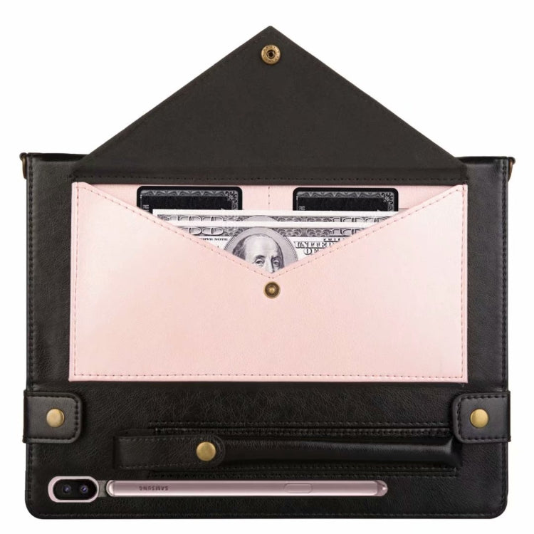 For Samsung Galaxy Tab S6 T860 Envelope Color Matching Leather Tablet Case