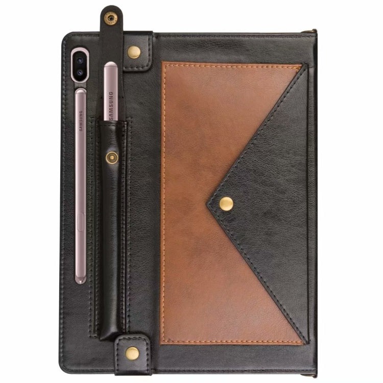For Samsung Galaxy Tab S6 T860 Envelope Color Matching Leather Tablet Case