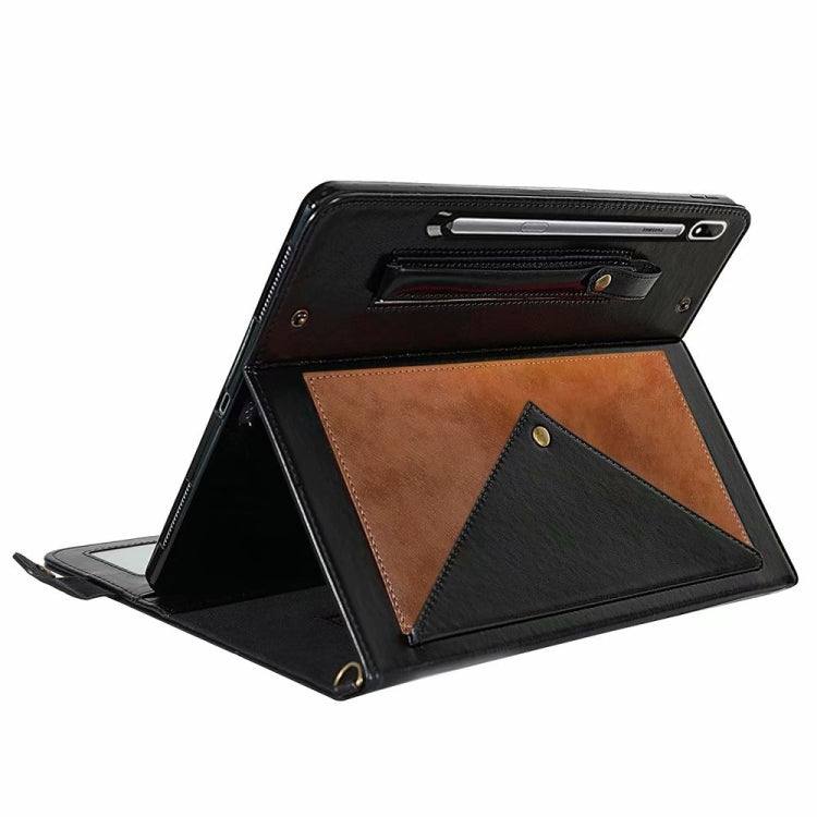 For Samsung Galaxy Tab S7 FE T730/T735 Envelope Color Matching Leather Tablet Case